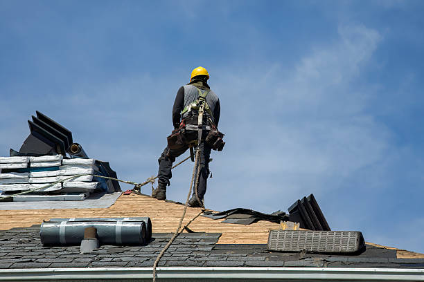 Professional Roof Replacement technician working in Hood, VA